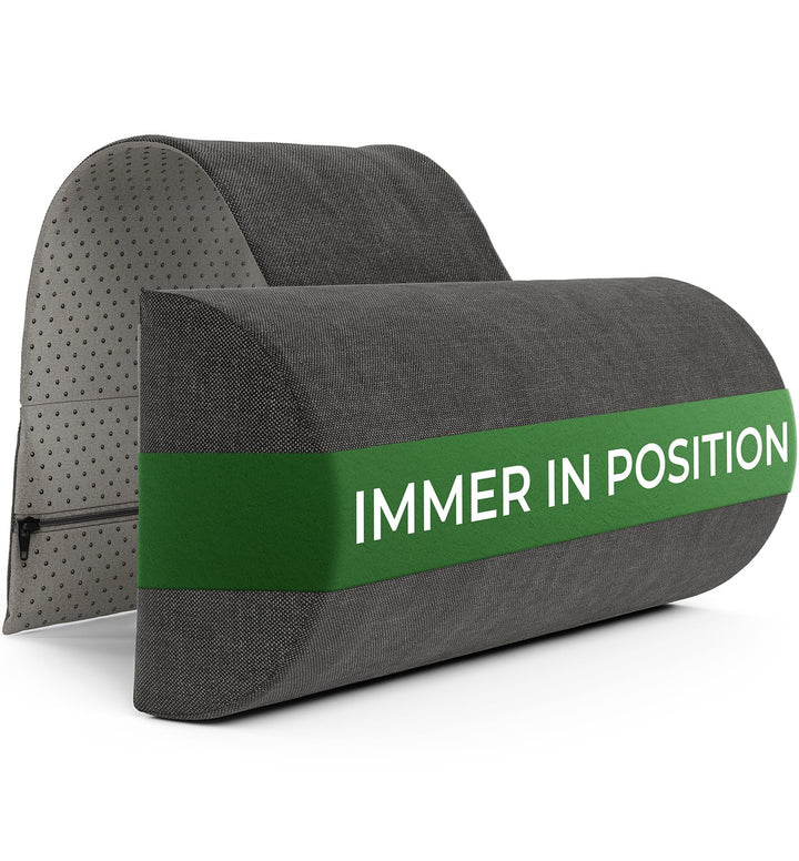 Nackenrolle für Sessel mit Gegengewicht (100% Memory Schaum), Nackenkissen Sofa Couch hängend, Nacke