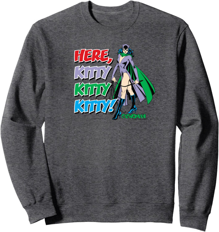 Batman Catwoman Here Kitty Sweatshirt