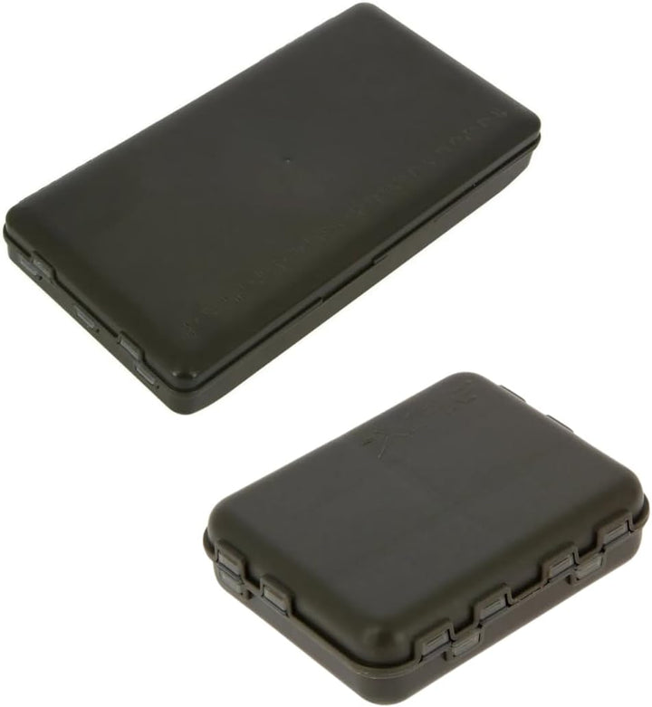 Tacklebox Set mit Magnetverschluss - Köderbox zum Angeln zweiseitig mit vielen Fächern Angelbox in g