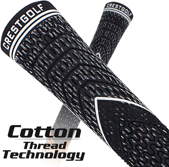 CRESTGOLF Golfgriffe Aktualisierte Multi-Compound-Golfgriffe für Golfschläger, Golf Grips Set mit 13