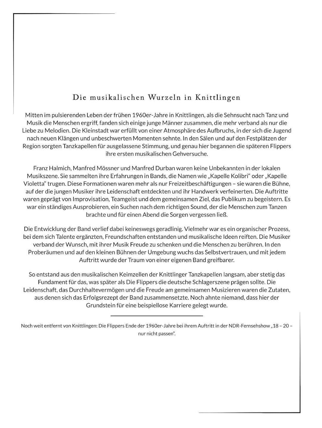 Die Biografie über Die Flippers: Der Sound der guten Laune. Komplett in Farbe, Taschenbuch