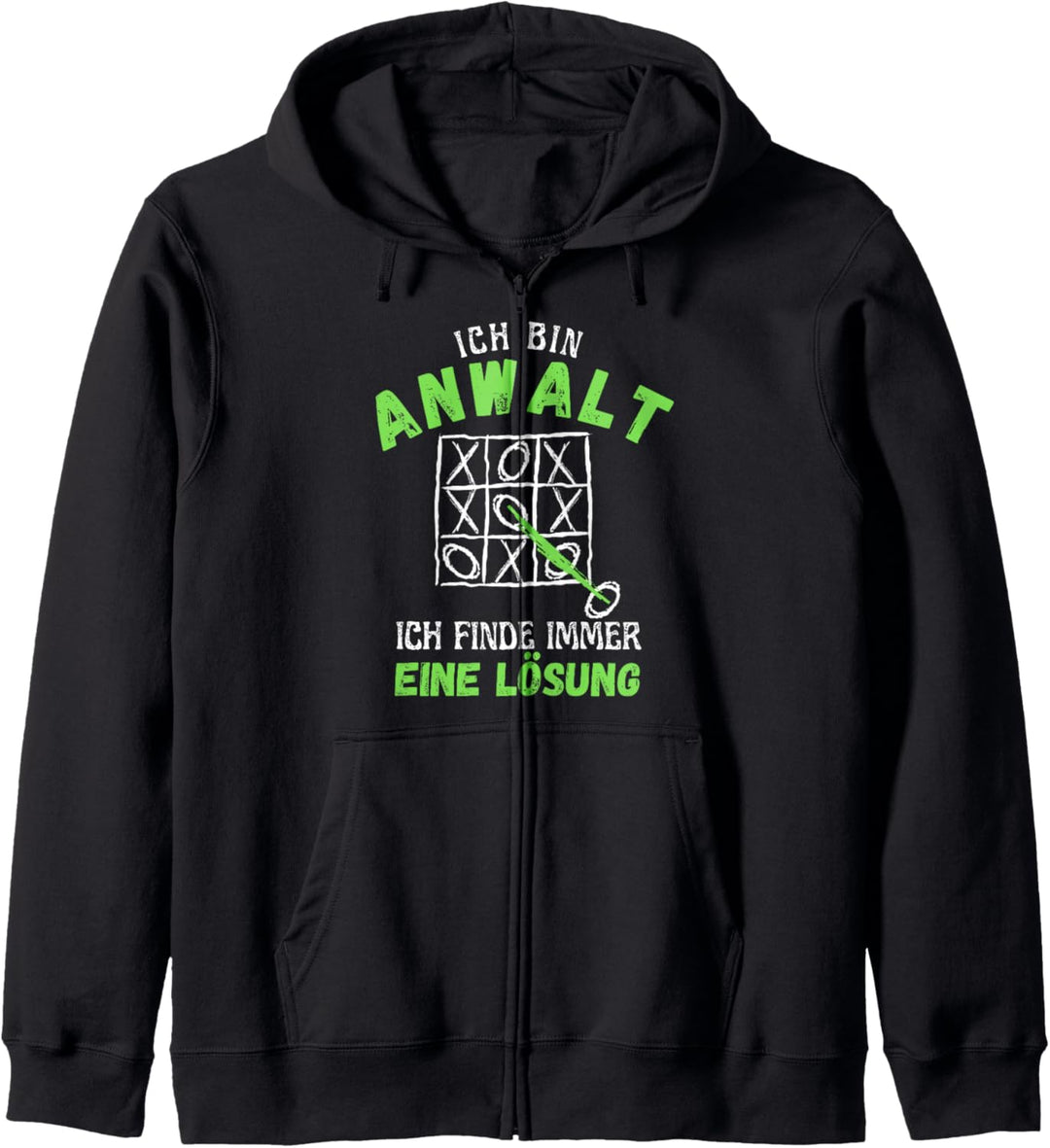 Lustig Ich bin Anwalt Sprüche Jura Rechtsanwalt Kapuzenjacke