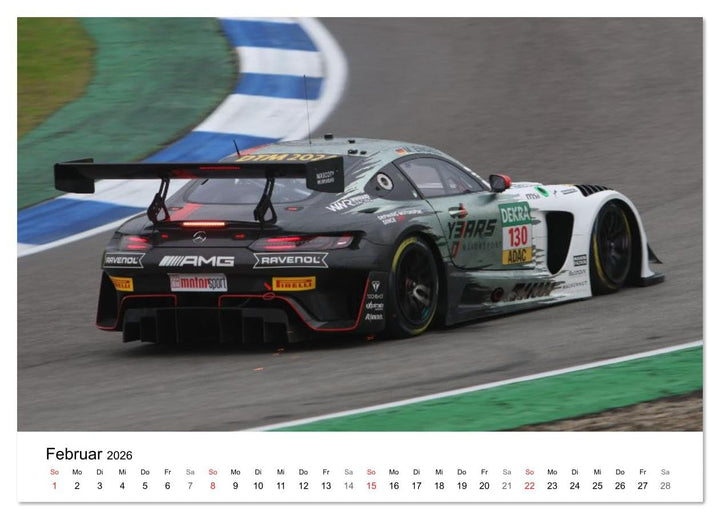 Deutsche Tourenwagen (Wandkalender 2026 DIN A4 quer), CALVENDO Monatskalender: Fotos aus der DTM (CA