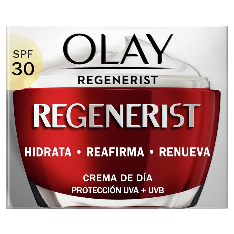 Olay Regenerist Crema Facial De Día Con Spf 30, Fórmula Con Vitamina B3 Y Niacinamida, Hidratación 2