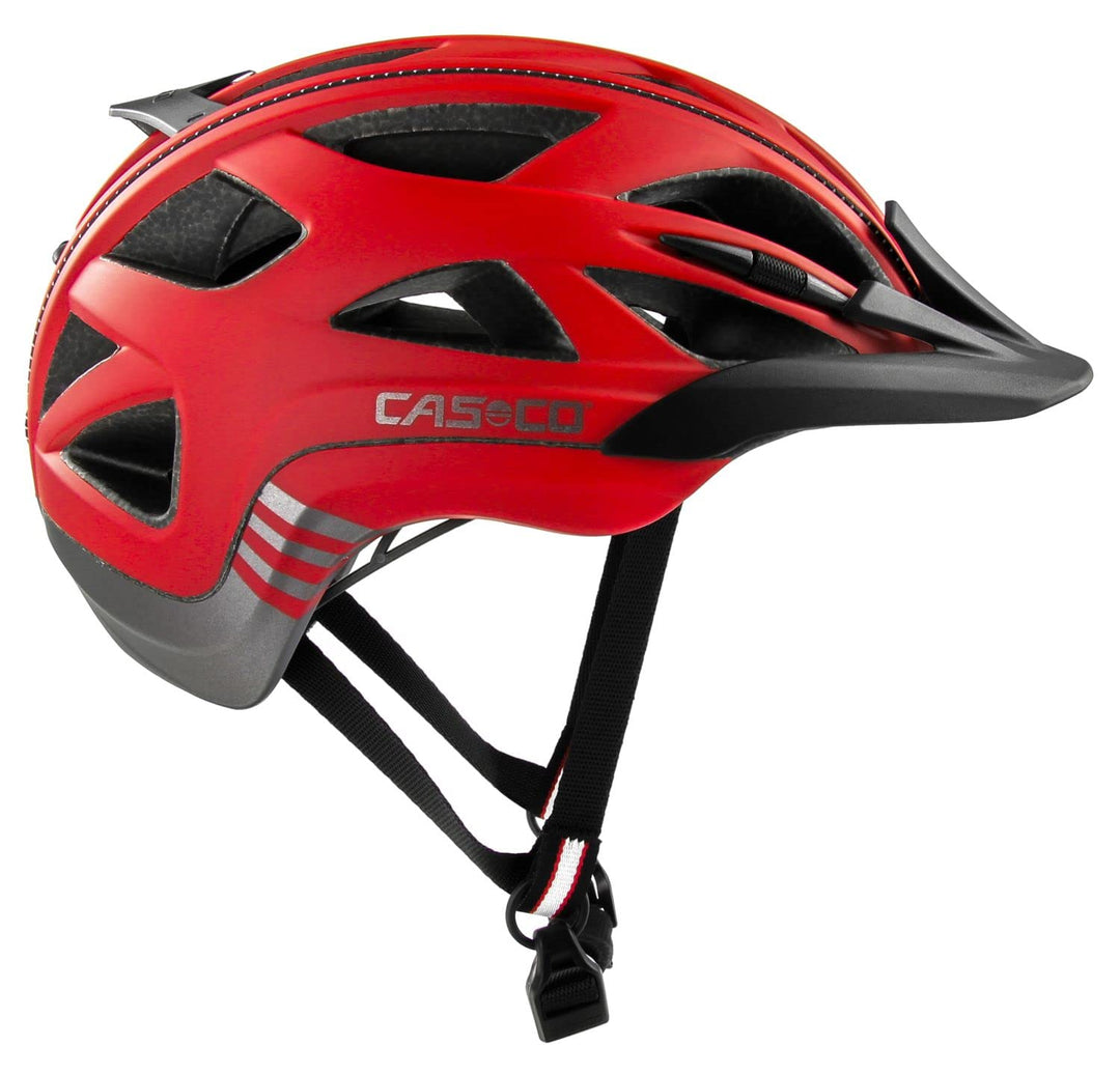 Casco Erwachsene Active 2 Fahrradhelm L rot-anthrazit matt, L rot-anthrazit matt