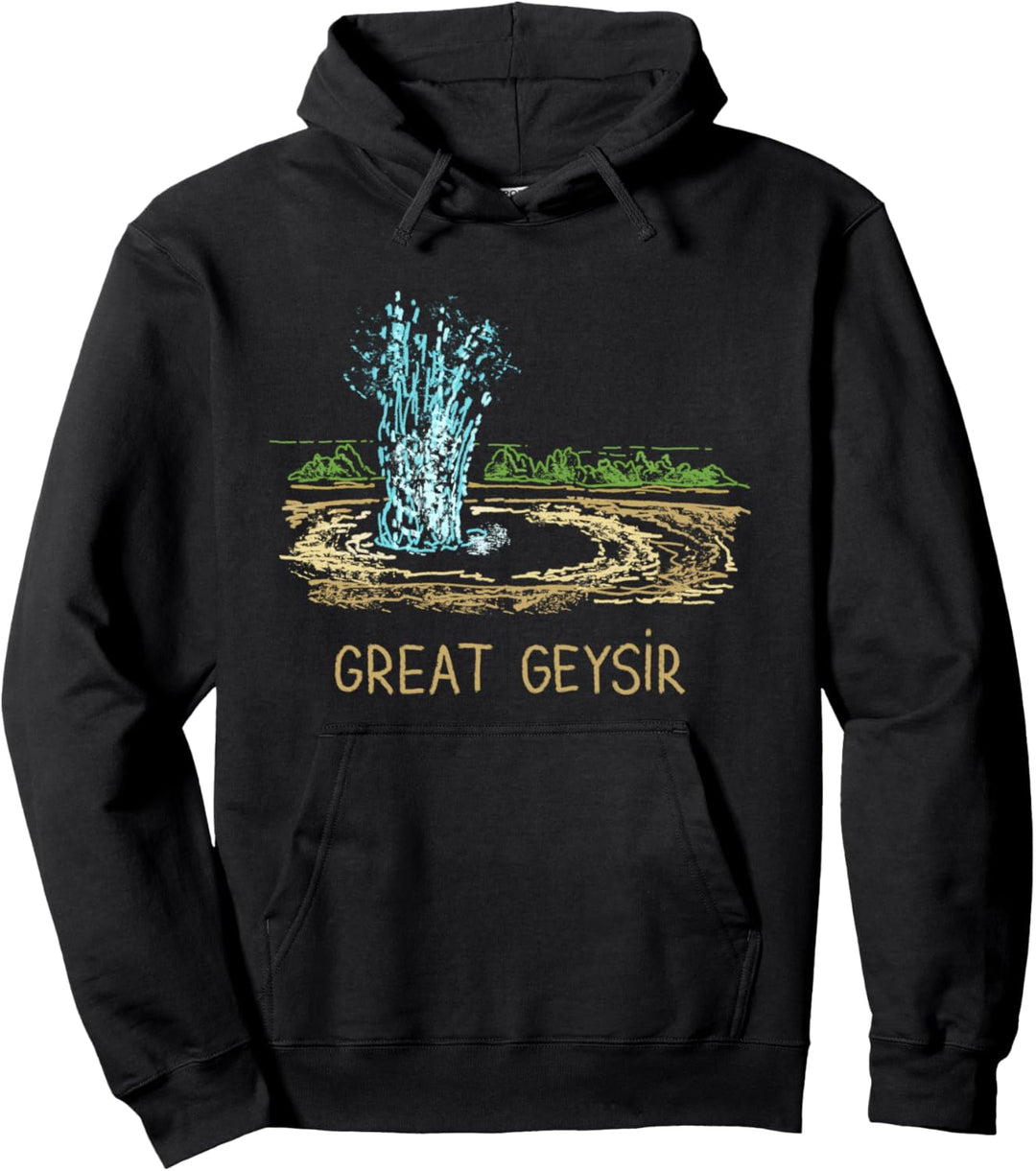 Great Geysir Iceland Pullover Hoodie