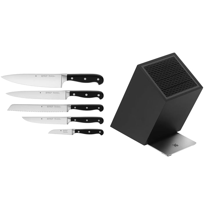 WMF Spitzenklasse Plus Messerset 5teilig, Kochmesser & Messerblock unbestückt leer ohne Messer Flext