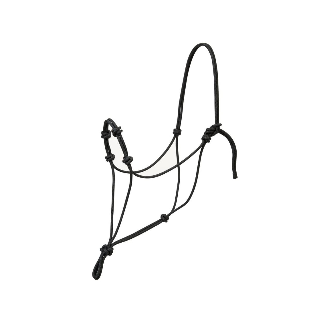 Weaver Leather Silvertip Four Knot Rope Halter Schwarz Average, Schwarz Average