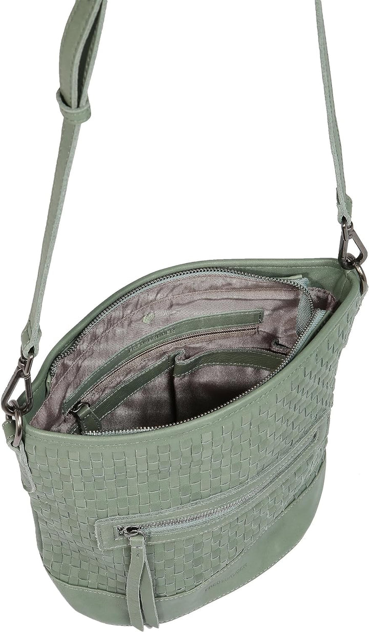 FREDsBRUDER Tasche Sunrise mit Label-Applikationen Einheitsgrösse Sea Green, Einheitsgrösse Sea Gree