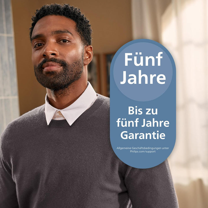 Philips Bartschneider 7000er-Serie – selbstschärfende Metallklingen, 40 Längeneinstellungen, BeardSe