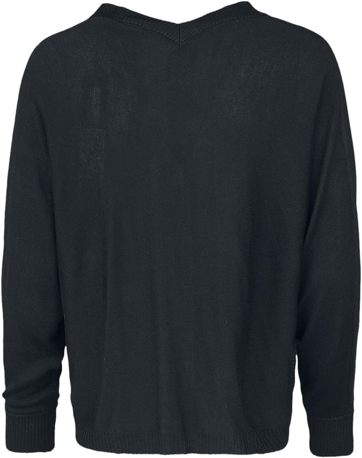 Jawbreaker Way Out Cardigan Frauen Cardigan schwarz/weiss Gothic M Schwarz/Weiss, M Schwarz/Weiss