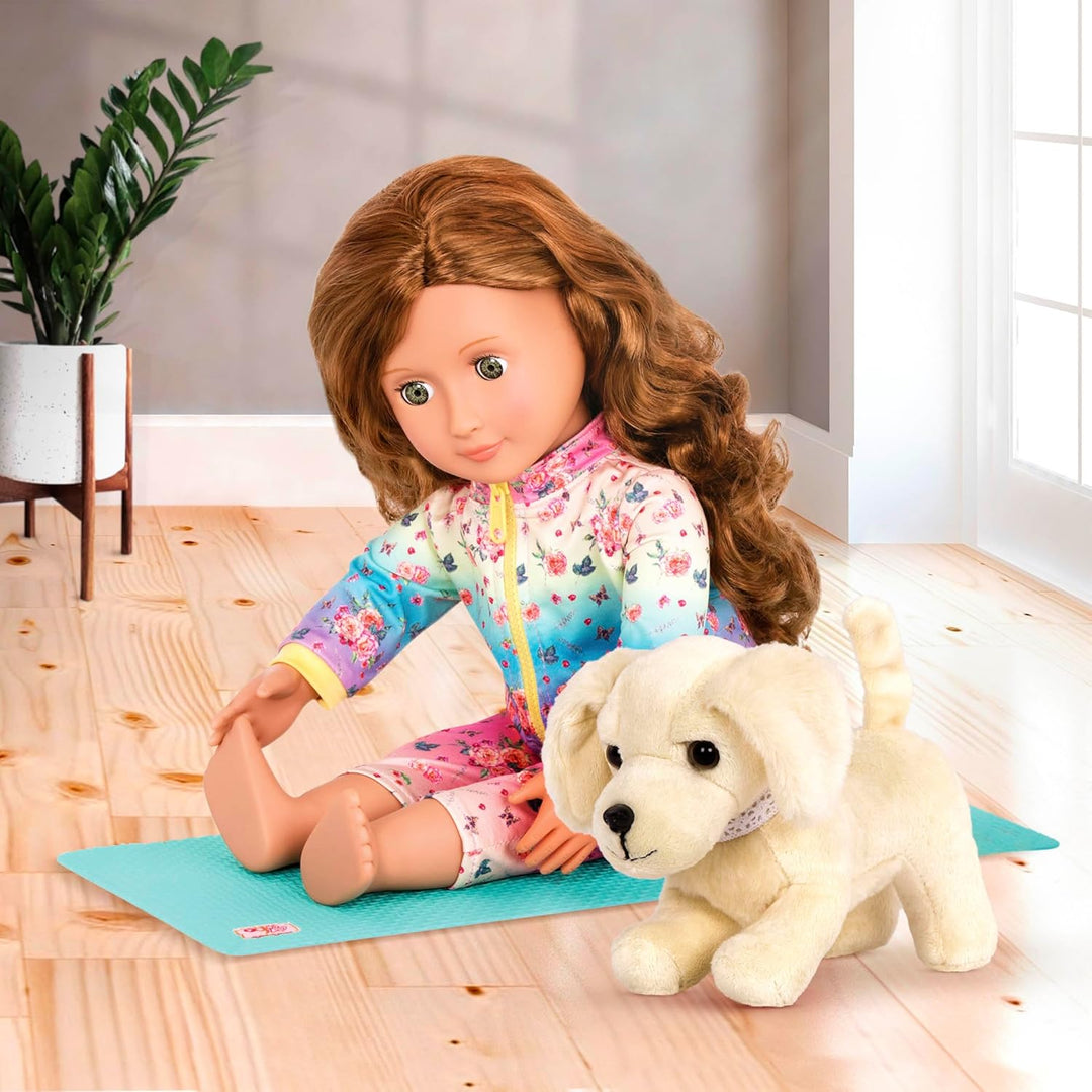 Our Generation – Golden Retriever Welpe – 46 cm Puppe Zubehör – Golden Retriever Plüschtier – Hund P