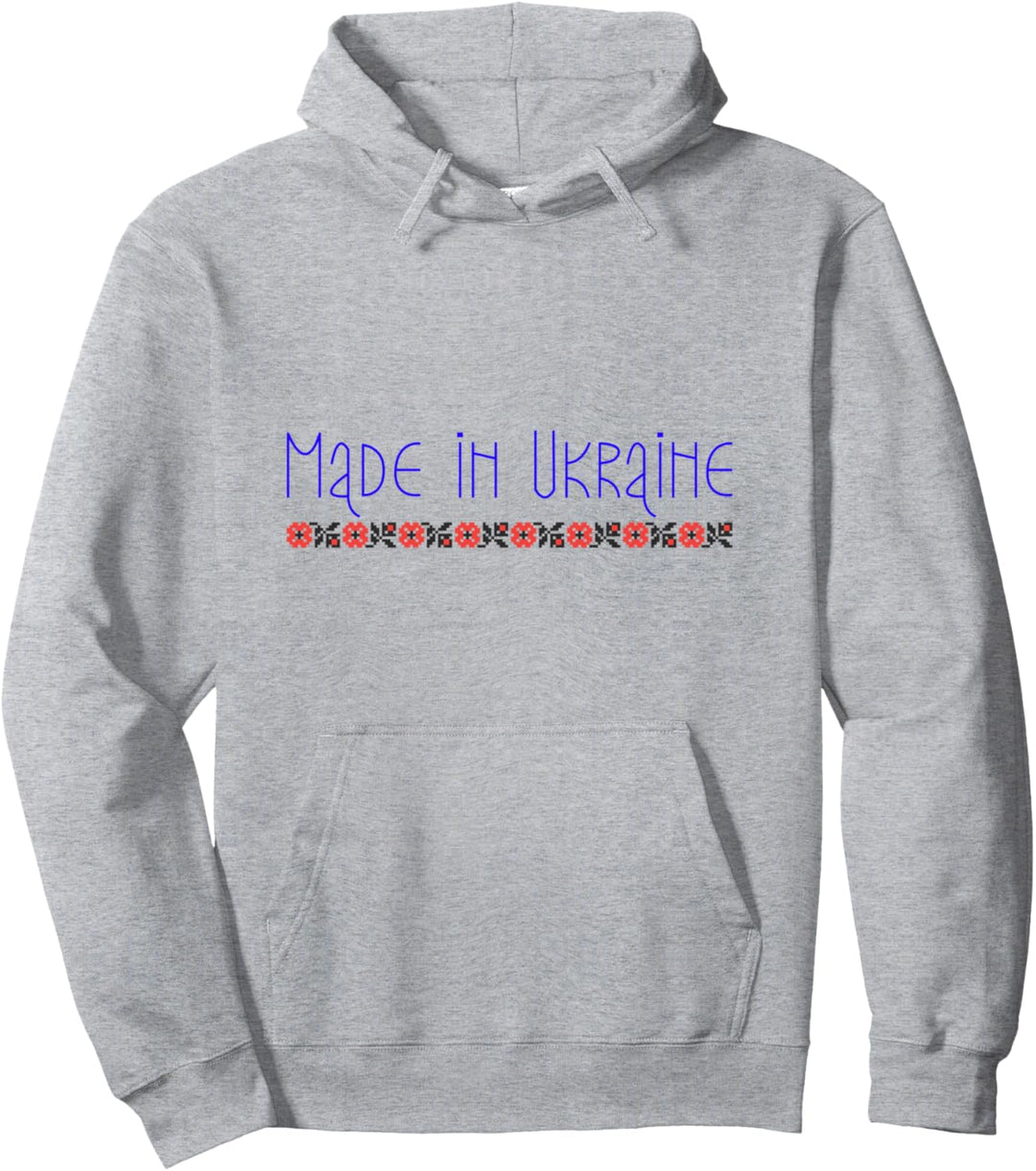 Hergestellt in der Ukraine Ukrainisches Stickereigeschenk Pullover Hoodie