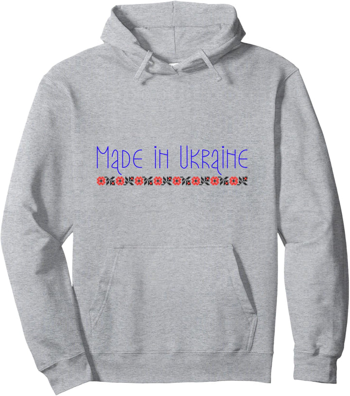 Hergestellt in der Ukraine Ukrainisches Stickereigeschenk Pullover Hoodie