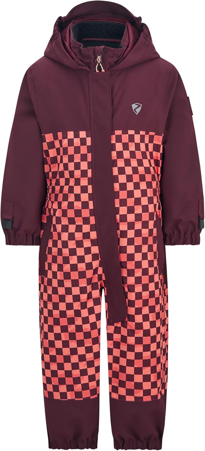 Ziener Unisex Baby Anup Schneeanzug/Skioverall | wasserdicht, winddicht, warm (1er Pack) 104 chessbo