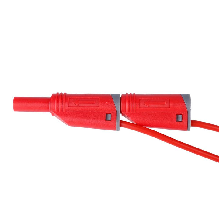 5 stücke 3.3ft P1050-1 4mm Messleitung Bananenstecker Sicherheit Weiche Silikon Draht Stapel Messlei