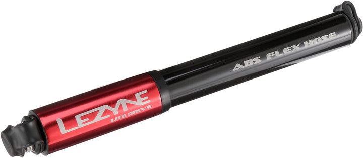 Lezyne 47128059893VAR - Mini pumpenpumpe Aluminium LITE Drive CNC 160PSI 11 BAR 180MM rot, rot