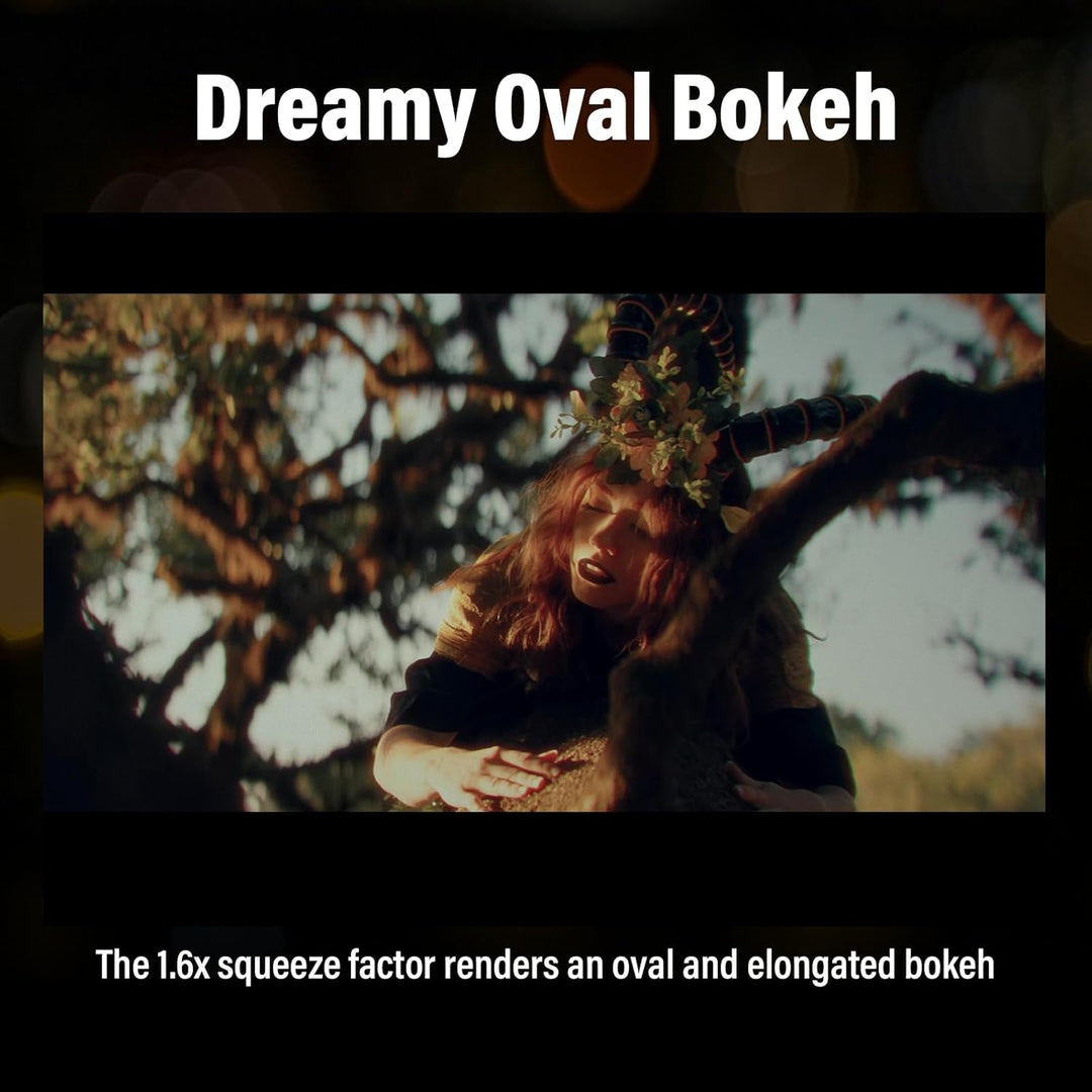 SIRUI Saturn 50 mm T2.9 1.6X Vollformat Kohlefaser anamorphe Linse, Cine Objektiv weniger als 500 g