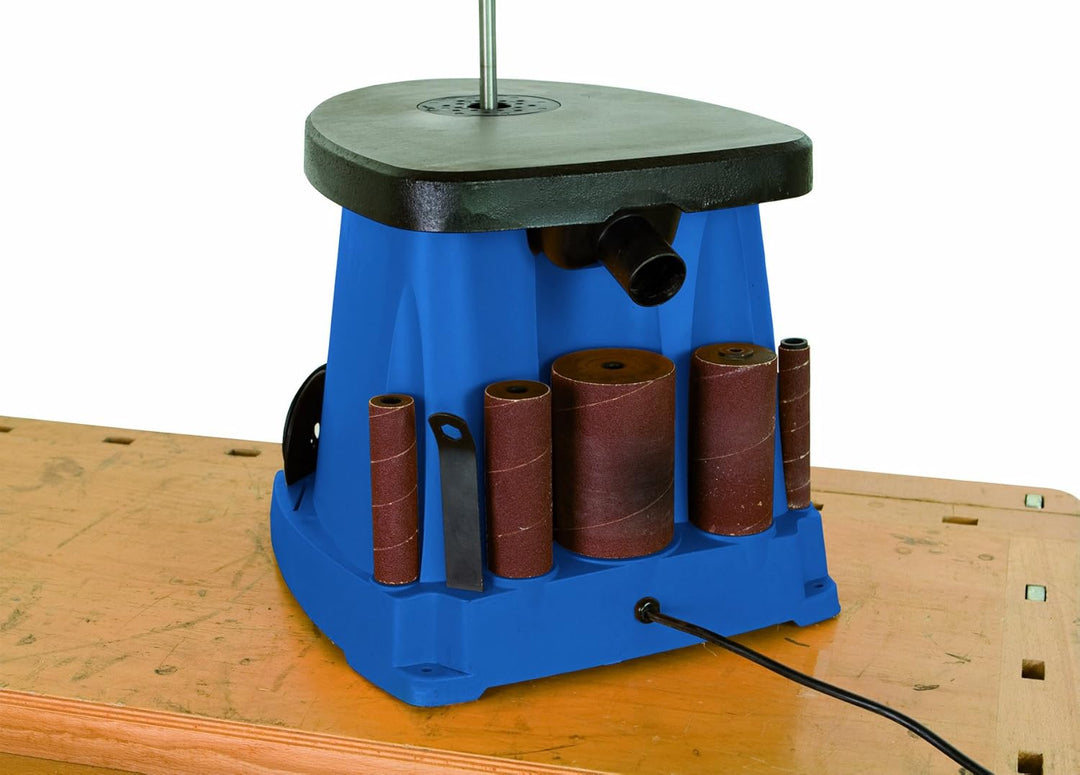 Scheppach Oszillierender Spindelschleifer OSM100 | 450W Leistung | Osz.-Hub 16 mm | inkl. 6x Schleif