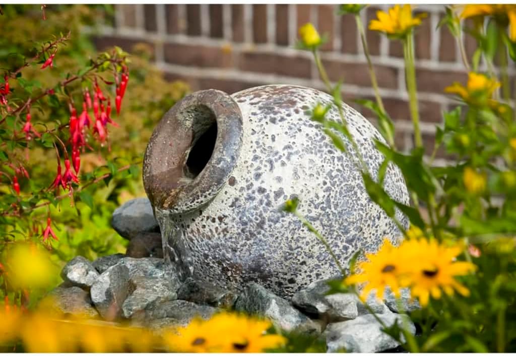 Ubbink Terrassenbrunnen Wasserspiel Orange