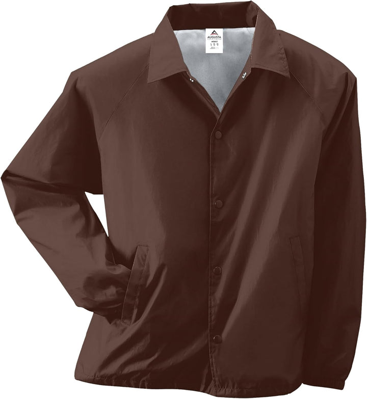 Augusta Sportswear Unisex-Erwachsene Nylon Coach's Jacke/Lined S Braun, S Braun