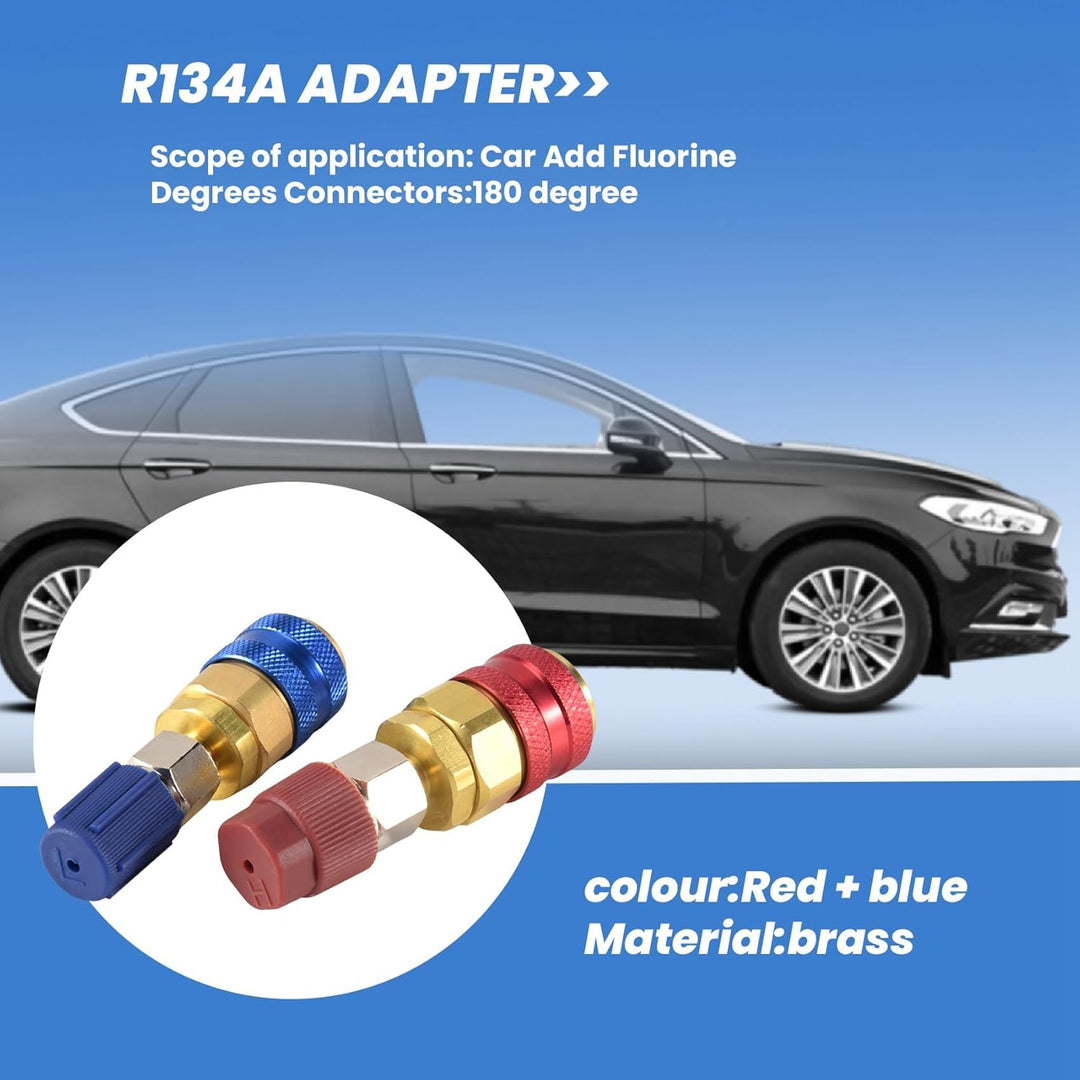 Hoch und Niedrig Seite Erweiterung Adapter R134A Freon Schnell Kupplung Adapter Automotive Klimaanla