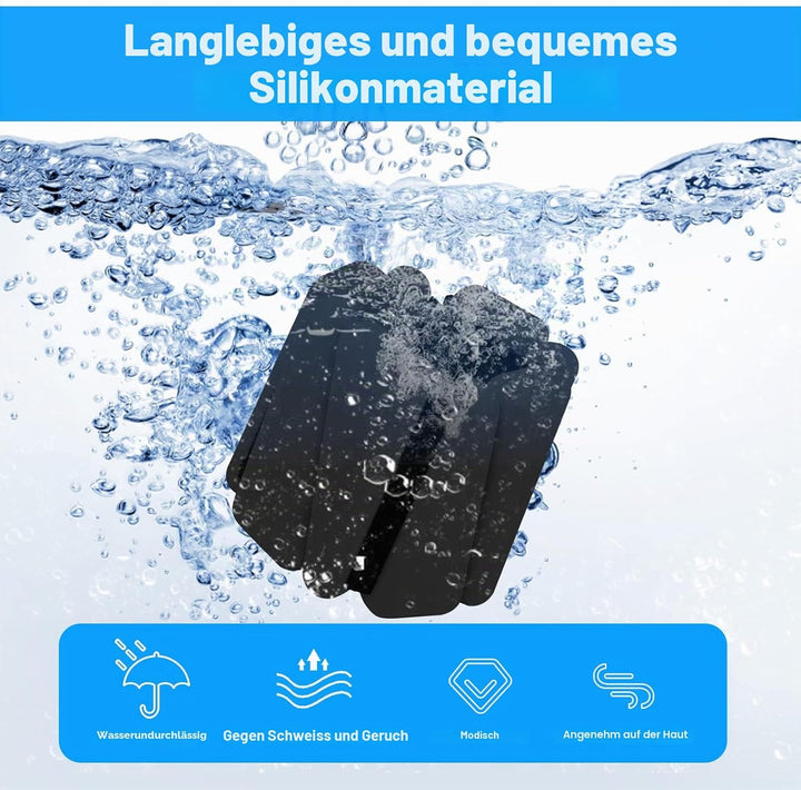 Handgelenkgewichte 2er Set, verstellbare Silikon-Workout-Gewichte für Frauen und Männer, tragbare Kn