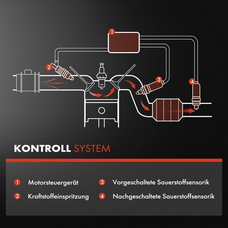 Frankberg Lambdasonde Regelsonde vor Katalysator Kompatibel mit Grand Vitara I FT HT 1.6L-2.7L 2000-