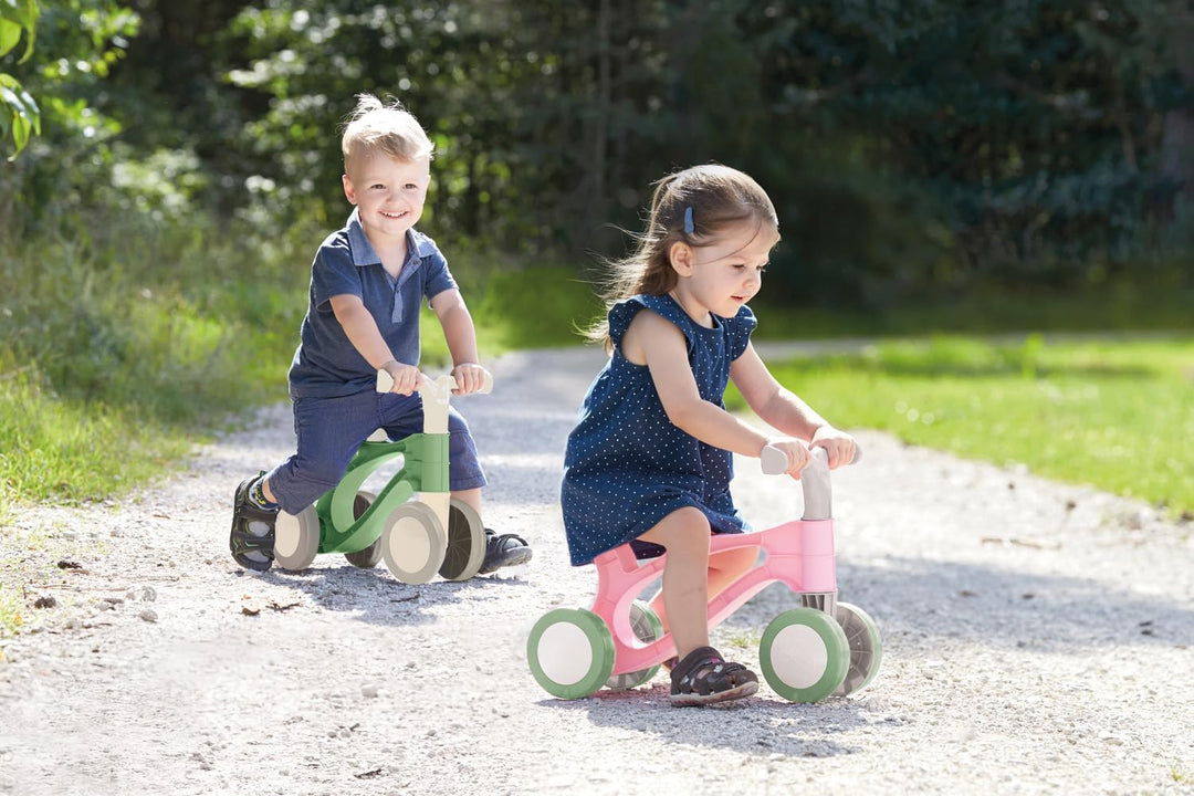 LENA® My First Scooter pastellrosa – Kinderroller ab 18 Monate, Indoor & Outdoor, 48 cm, stabile 6 m