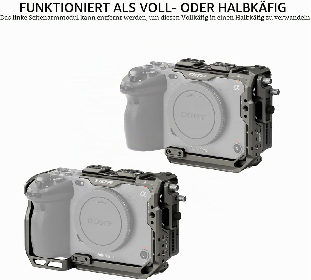 Tilta FX3 FX30 Cage, kompletter Kamerakäfig, kompatibel mit Sony FX3/FX30 Pro Kit mit HDMI-Kabelklem