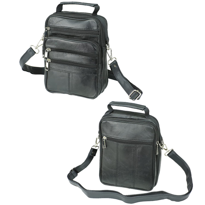 Echt Leder Herren Arbeitstasche Umhängetasche Herrentasche Schultertasche Messenger Flugbegleiter in