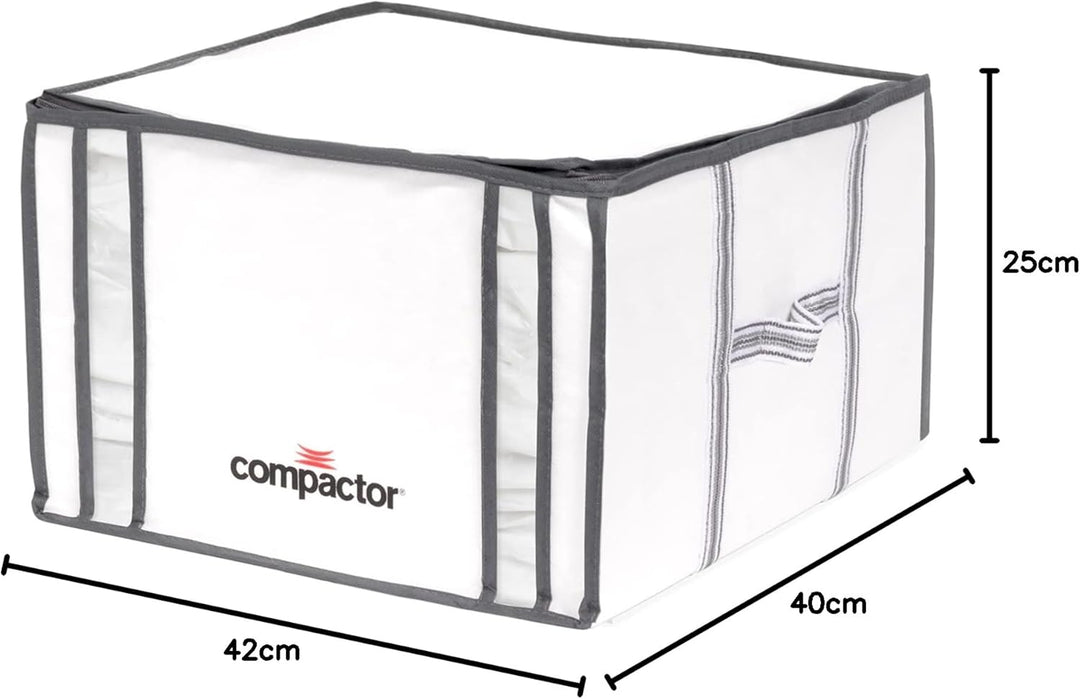 Compactor RAN8297 Set 2 x platzsparende halbstarre Vakuum-Aufbewahrungsbeutel, Grösse M, 125 l, Comp