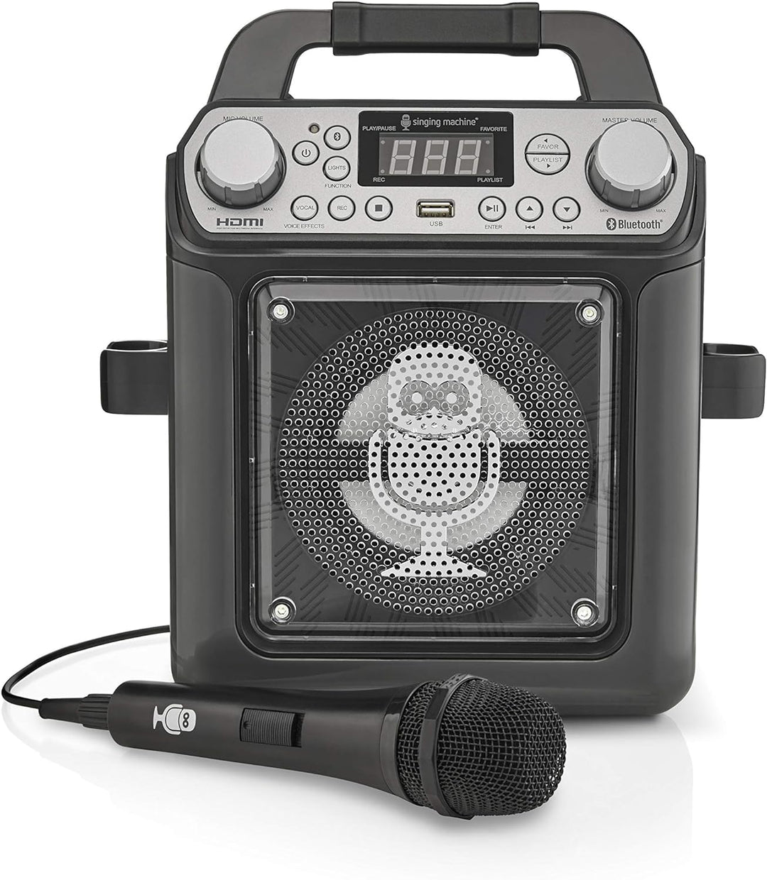 Mini-Karaoke-System mit Bluetooth-Verbindung - Singing Machine SML652 Groove Mini für Europa - LED-L