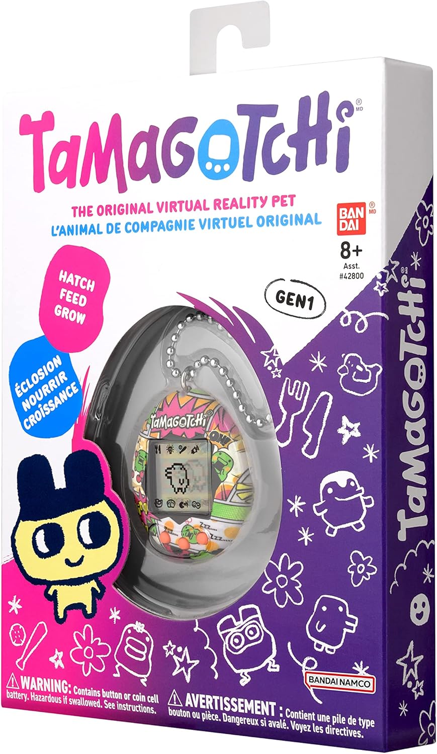 Bandai-Tamagotchi 42969 Virtuelles Haustier, Kuchipatchi Comic Book, Kuchipatchi Comic Book