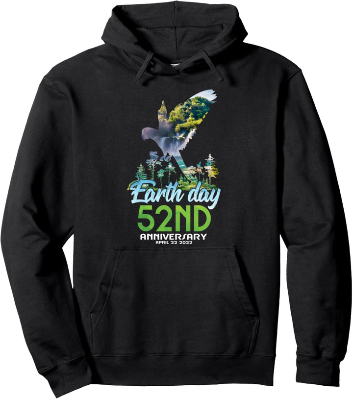 Earth Day 52. Jahrestag Sittich 22. April 2022 Tag der Erde Pullover Hoodie