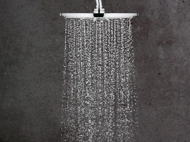 GROHE Euphoria 210 - Duschsystem mit Thermostatbatterie (Wandmontage, Sicherheitssperre bei 38°C, pe