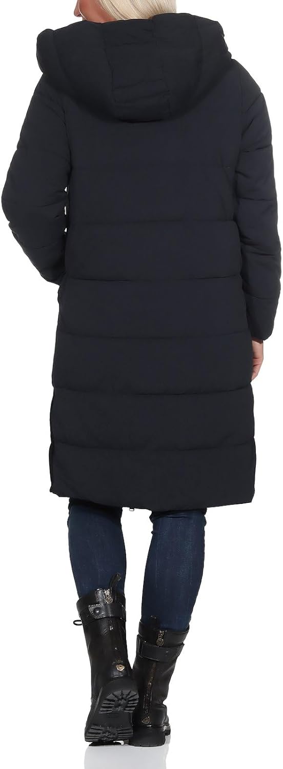 Hailys Damen Steppmantel Ca44rlotta mit Kapuze M Schwarz, M Schwarz