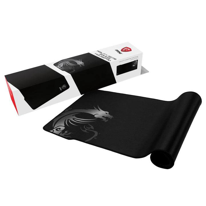 MSI AGILITY GD70 - XL Gaming Mauspad, Gaming Oberfläche mit Seidentextur, weiche, gesäumte Kanten, r