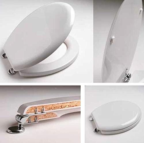 WC Hatria Marilyn Weiss ORIGINAL Duroplastisches Scharnier Chrom