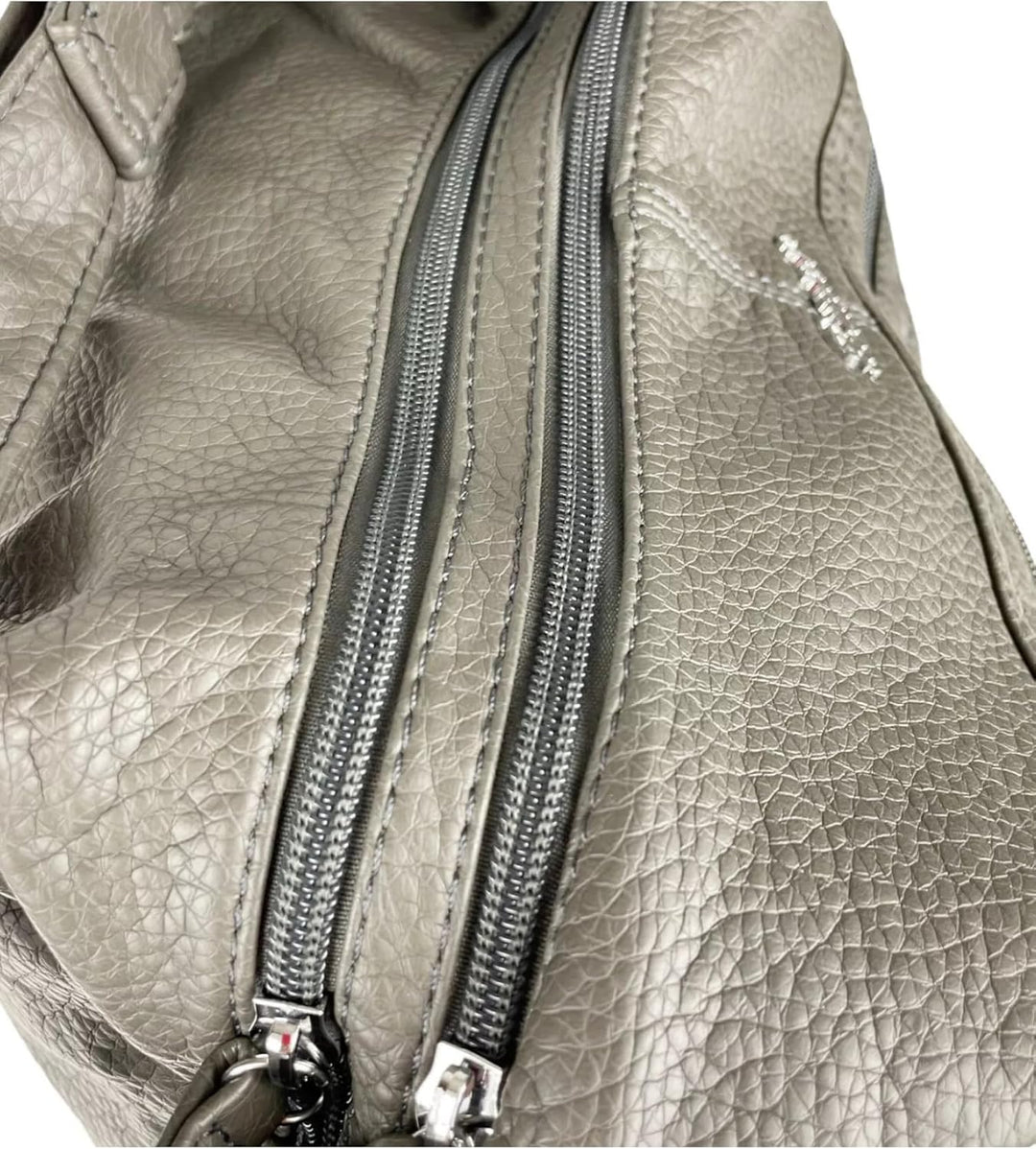 kennydoo Rucksacktasche I 2in1 Damen Rucksack und Handtasche in Einem I Schultertasche einfarbig uni