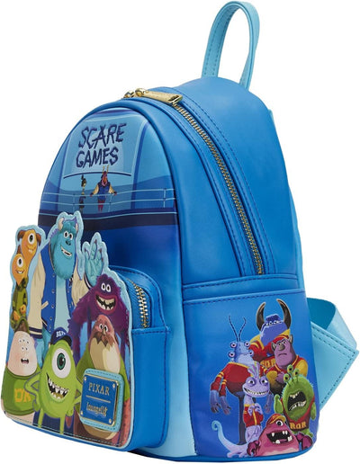 Loungefly Pixar Monsters University Scare Game Mini-Rucksack Mini Backpack, Mini Backpack