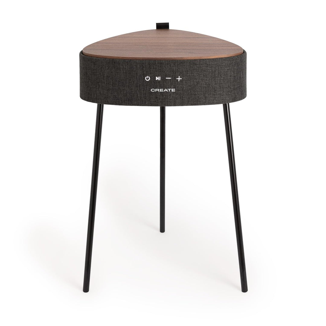 CREATE / Speaker Table 180 / Tischlautsprecher aus Dunkelholz/Unidirektionale Tonqualität 180º, Blue
