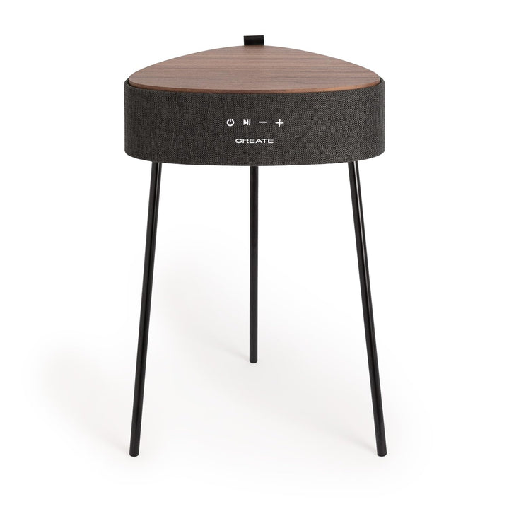 CREATE / Speaker Table 180 / Tischlautsprecher aus Dunkelholz/Unidirektionale Tonqualität 180º, Blue