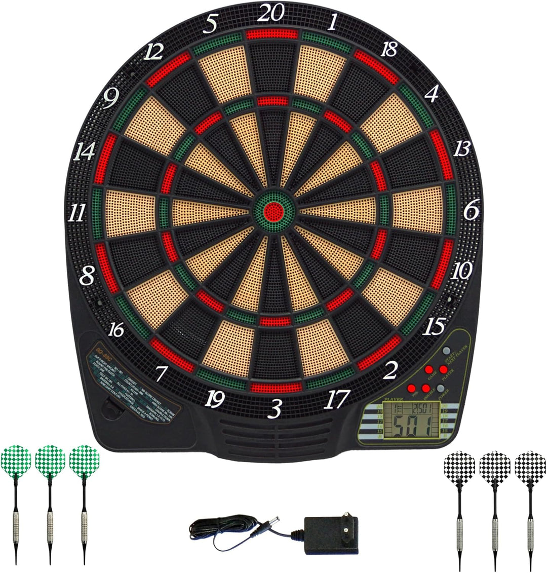 Best Sporting Dartscheibe elektronisch Chester 2 I elektronische Dartscheibe mit LCD-Anzeige I E-Dar