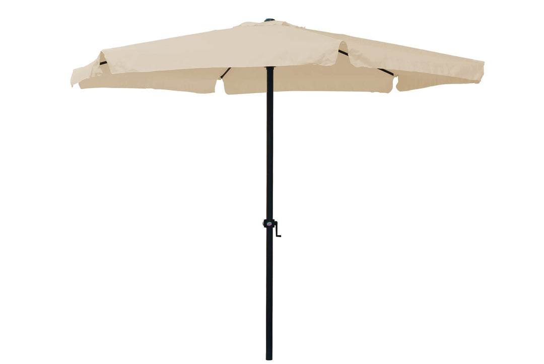 Garden Friend o850003/und, Sonnenschirm, Durchmesser von 3 X 2,4 M, gelb
