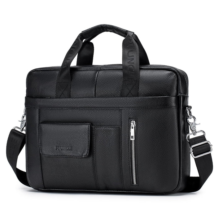 BAGZY Laptoptasche 15.6 Zoll Aktentasche Herren Umhängetasche Geschenk für Männer Handtasche für Mä