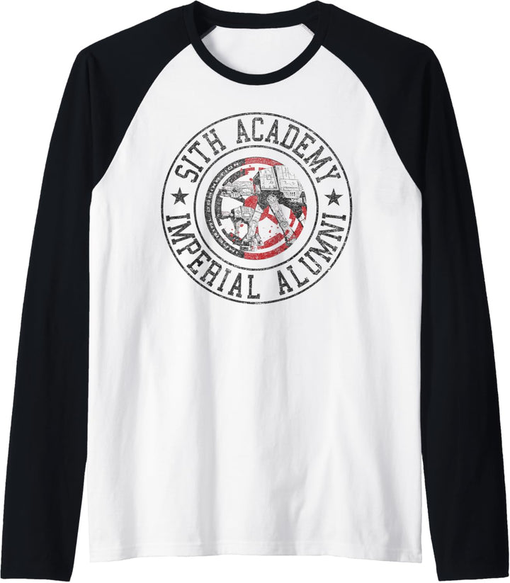 Star Wars Sith Academy Alumni Black Logo Raglan