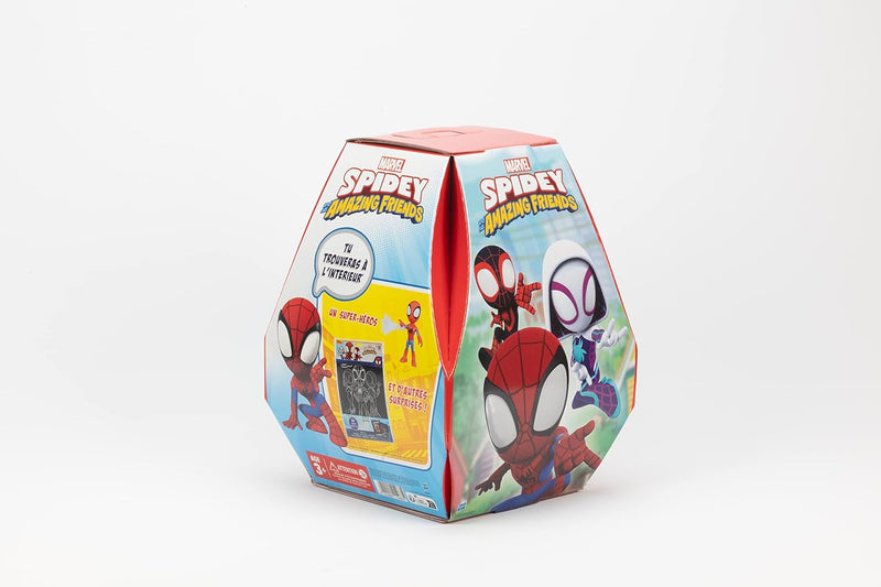 Hasbro Marvel Spidey – Riesiges Osterei mit 3 Überraschungen, ab 3 Jahren