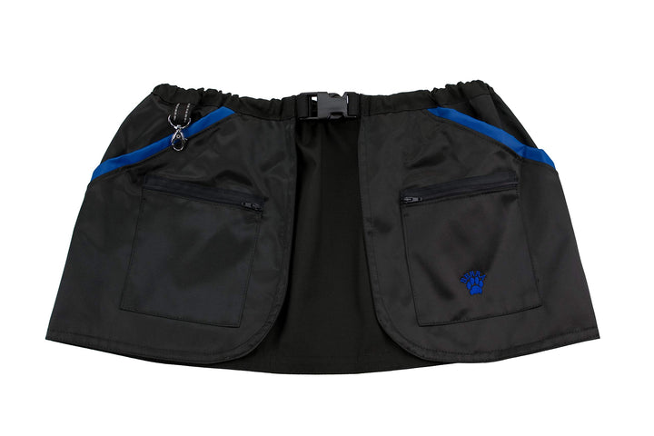 Berra Hundesportweste Trainingsgürtel halbe Weste Trainingsweste Dummyweste S = 108cm schwarz/blau,