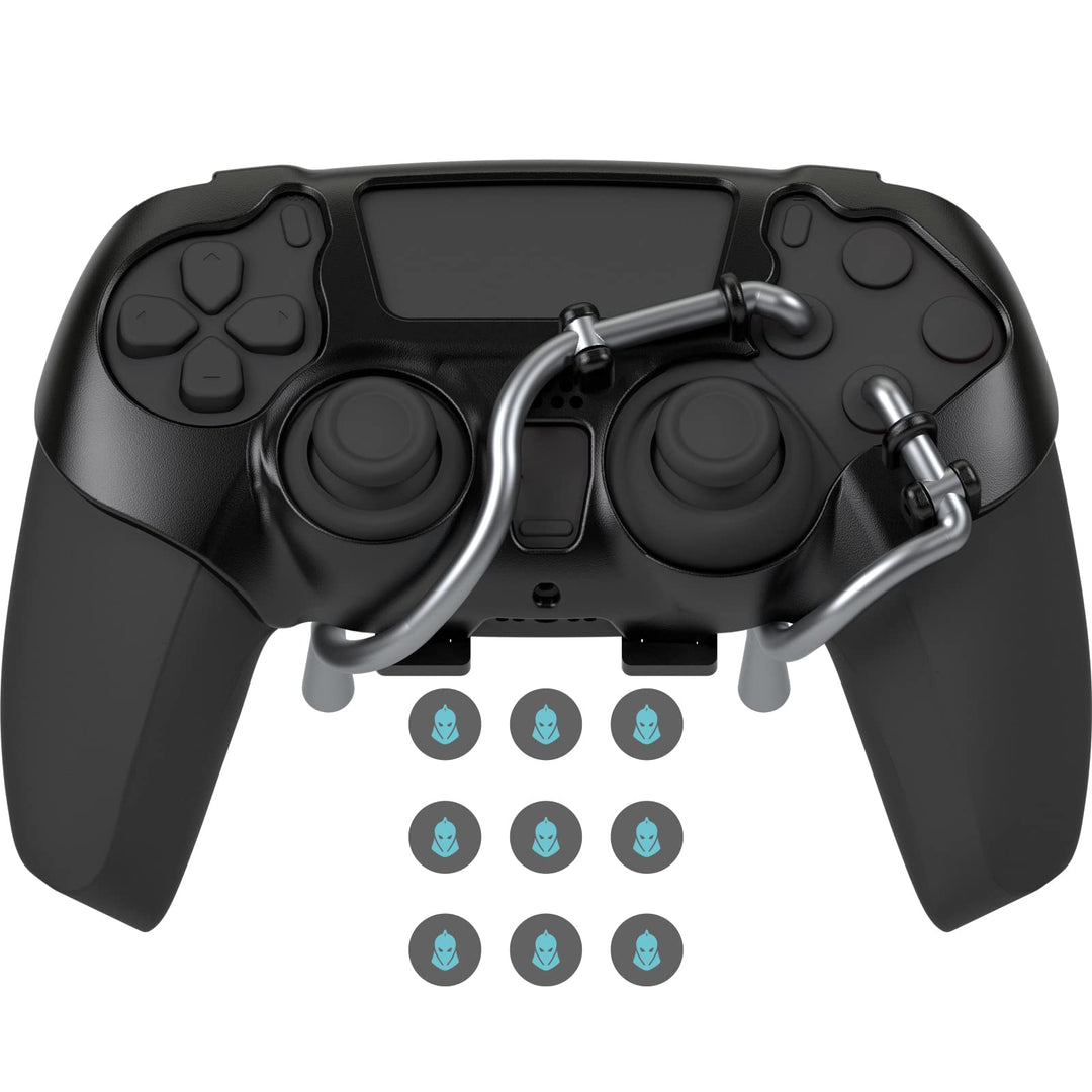 EXknight Leverback V2 PS5 Paddles, Rücktasten Adapter für PS5 Controller | Fit mit Daumengriffe (Bla
